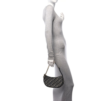 Christian Dior Oblique CD Lounge Bag Blue 2 of 9