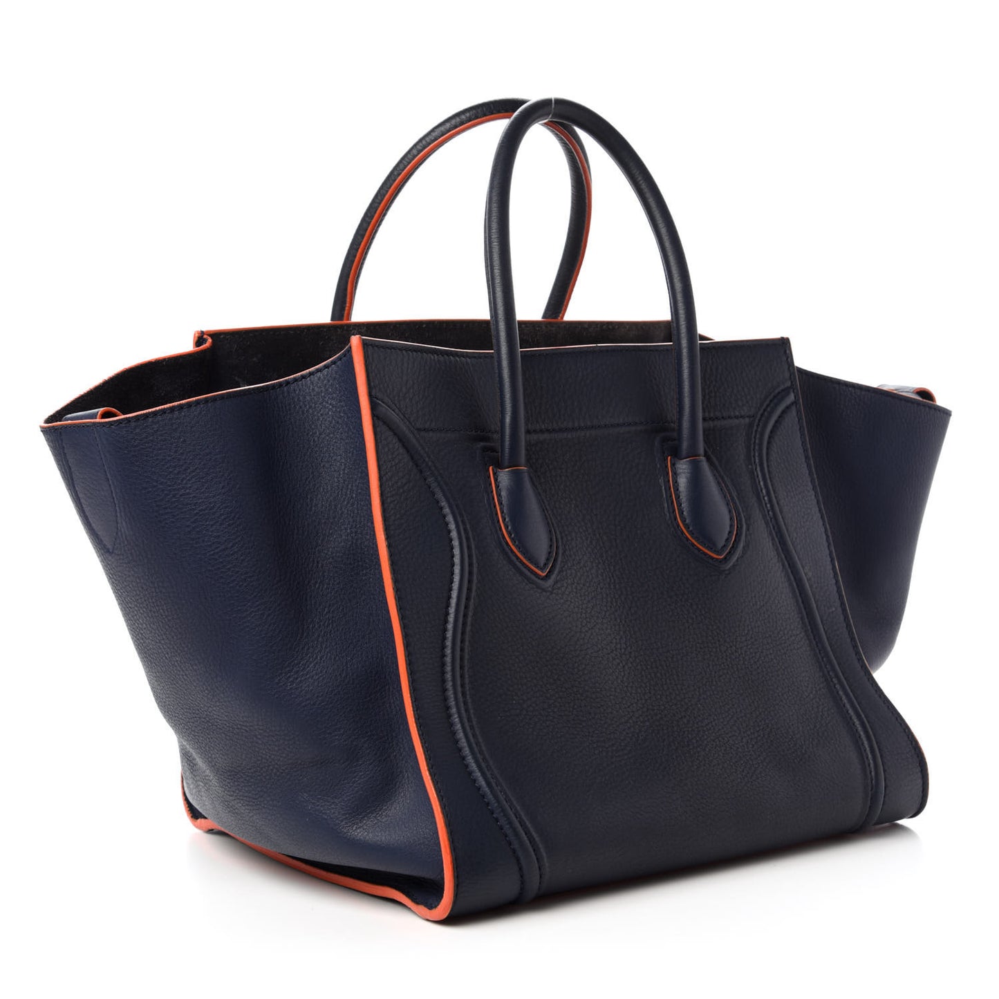 Supple Calfskin Medium Phantom Luggage Midnight