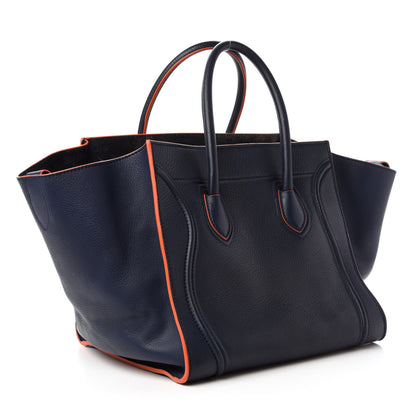 Celine Supple Calfskin Medium Phantom Luggage Midnight 3 of 10