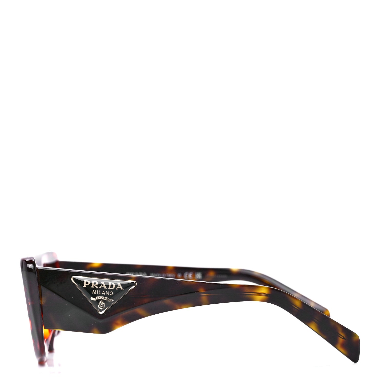 Prada Acetate Symbole Sunglasses SPR 13Z Tortoise 3 of 8