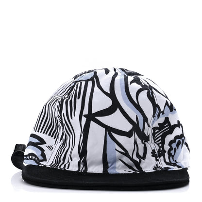 Fendi X JOSHUA VIDES Canvas Reversible Baseball Hat White Black 4 of 13