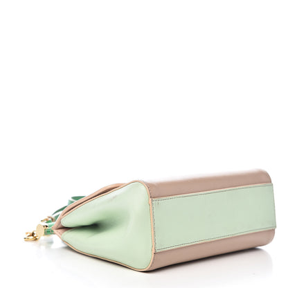 Dolce & Gabbana Dauphine Mini Miss Sicily Satchel Pink Green 4 of 21