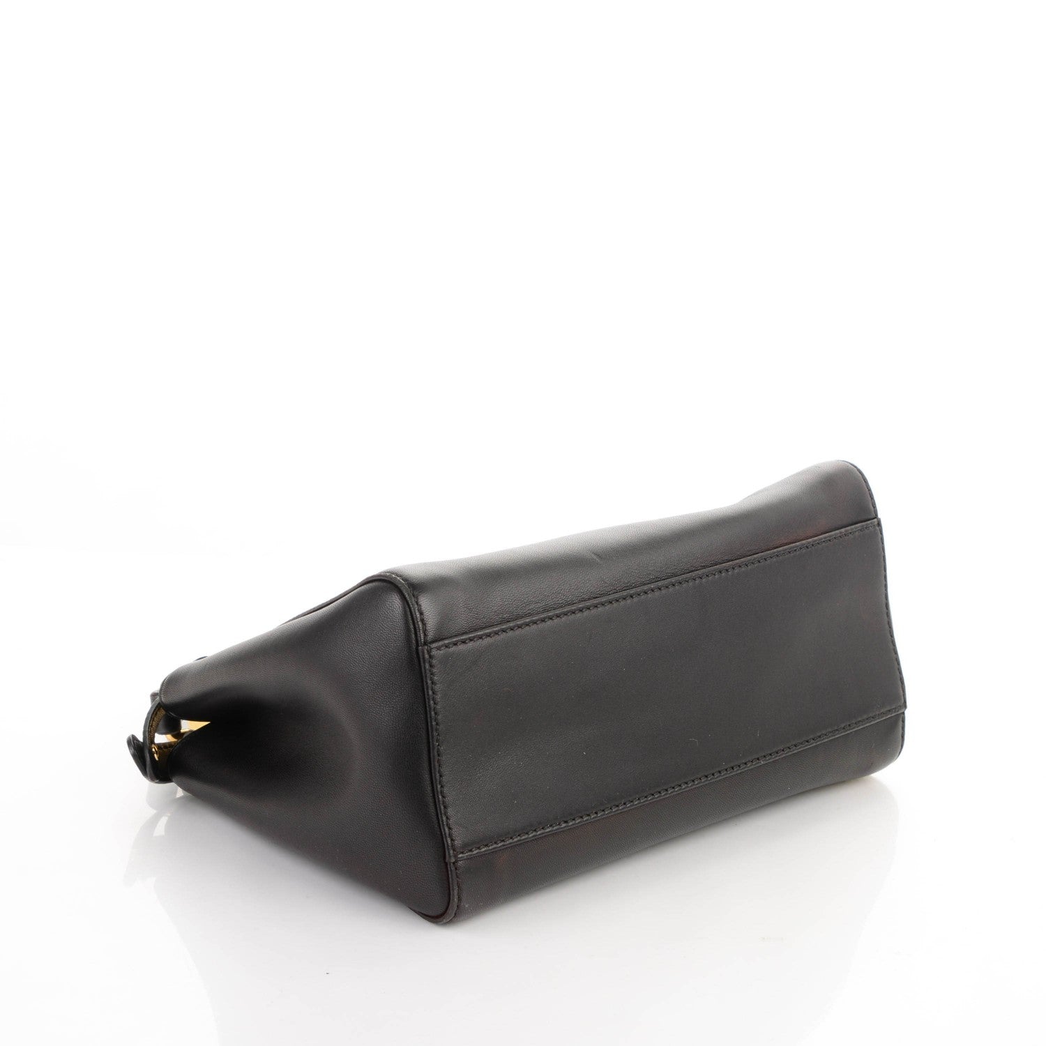 Fendi Nappa Mini Peekaboo Iconic Satchel Black 4 of 8