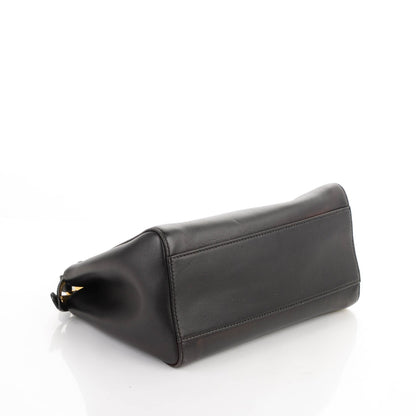 Fendi Nappa Mini Peekaboo Iconic Satchel Black 4 of 8