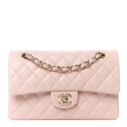 Chanel Caviar Quilted Small Double Flap Light Pink 1 of 11