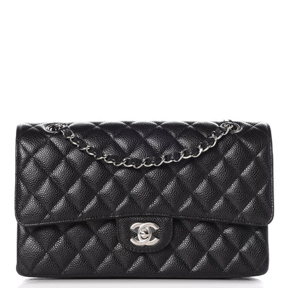 Chanel Caviar Quilted Medium Double Flap Black 1 of 9