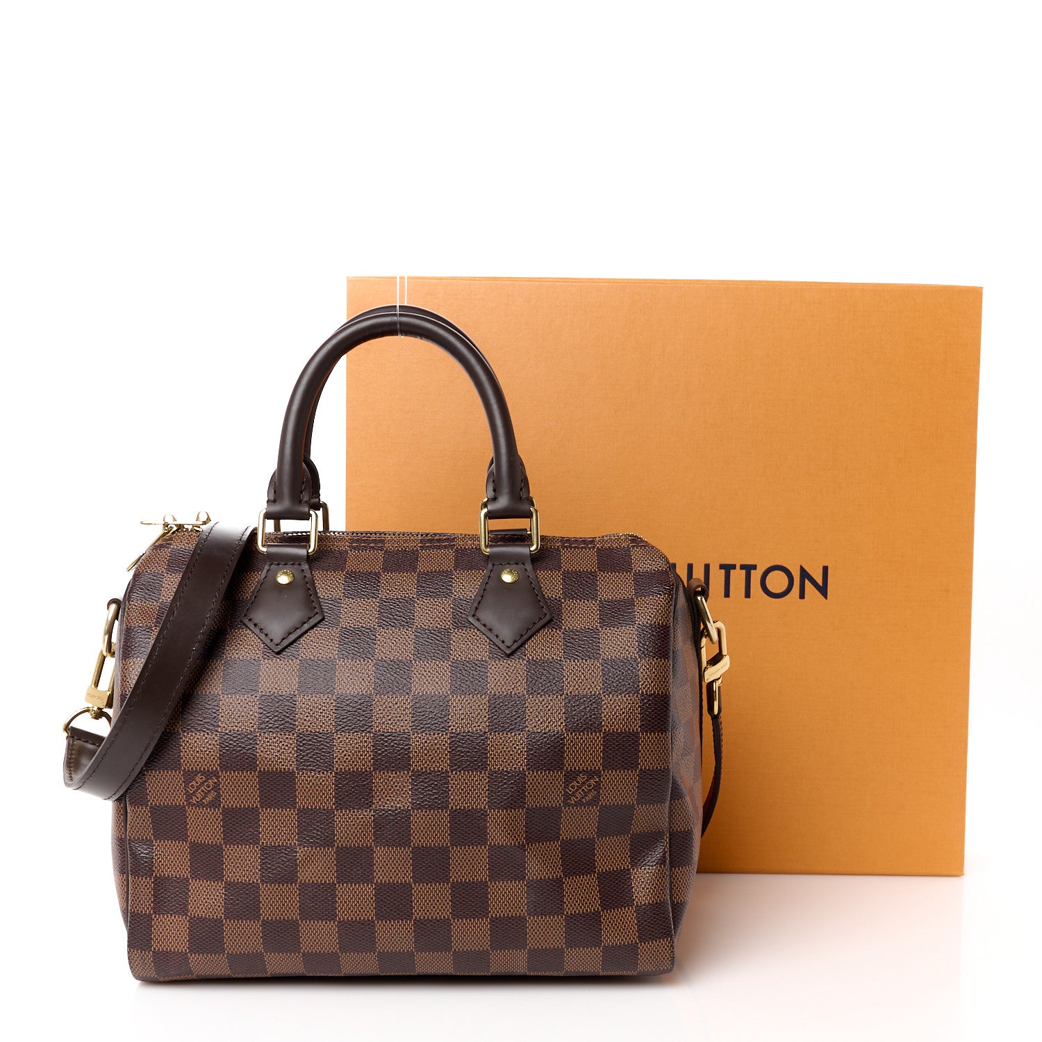 Louis Vuitton Damier Ebene Speedy Bandouliere 25 15 of 15