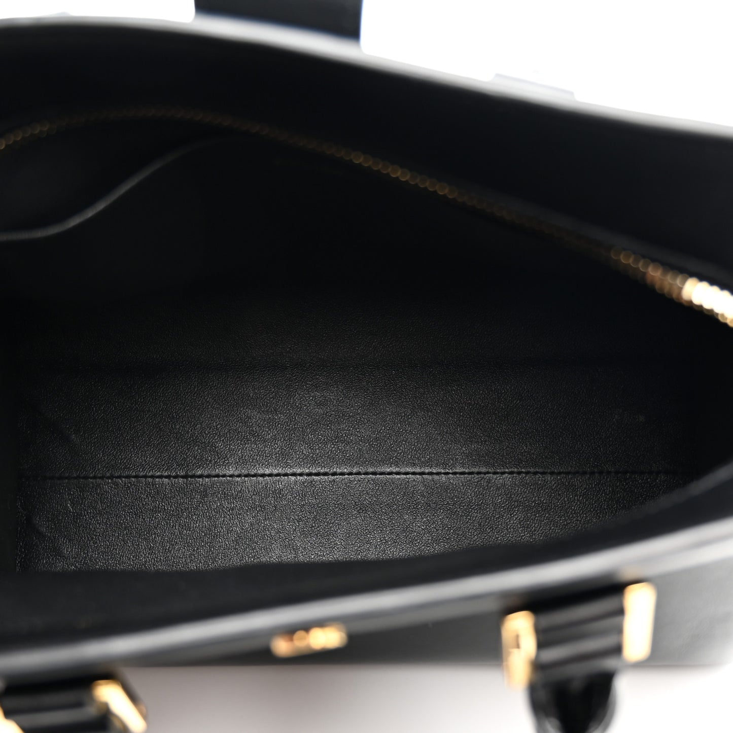 Calfskin Monogram Baby Cabas Black