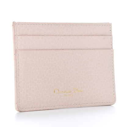 Christian Dior Grained Calfskin Cannage Diorama Card Holder Rose Poudre 3 of 8