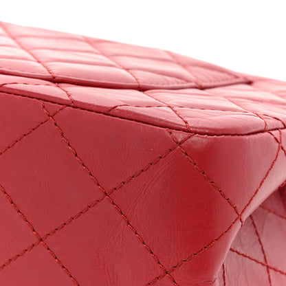 Chanel Aged Calfskin Quilted 2.55 Reissue 227 Flap Red 15 of 16