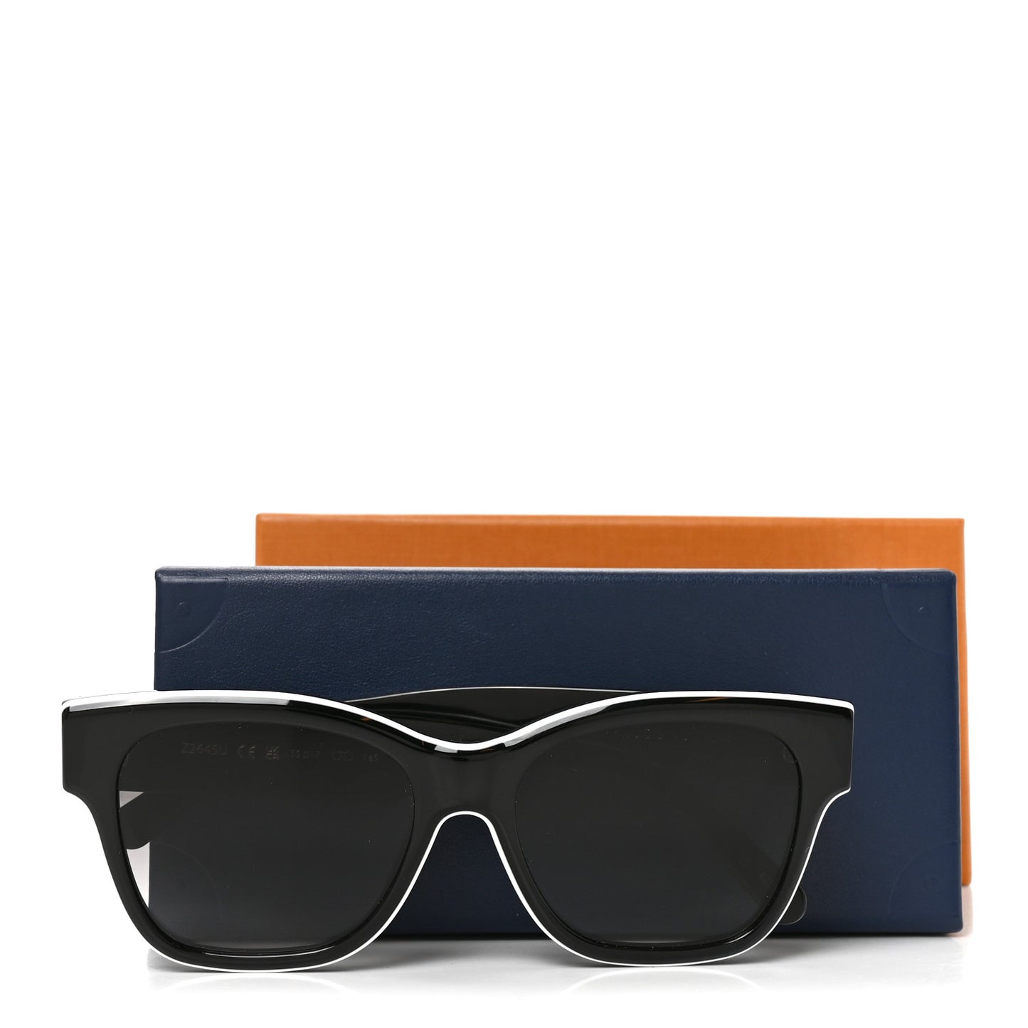 Acetate LV Line Square Sunglasses Z2645U Black