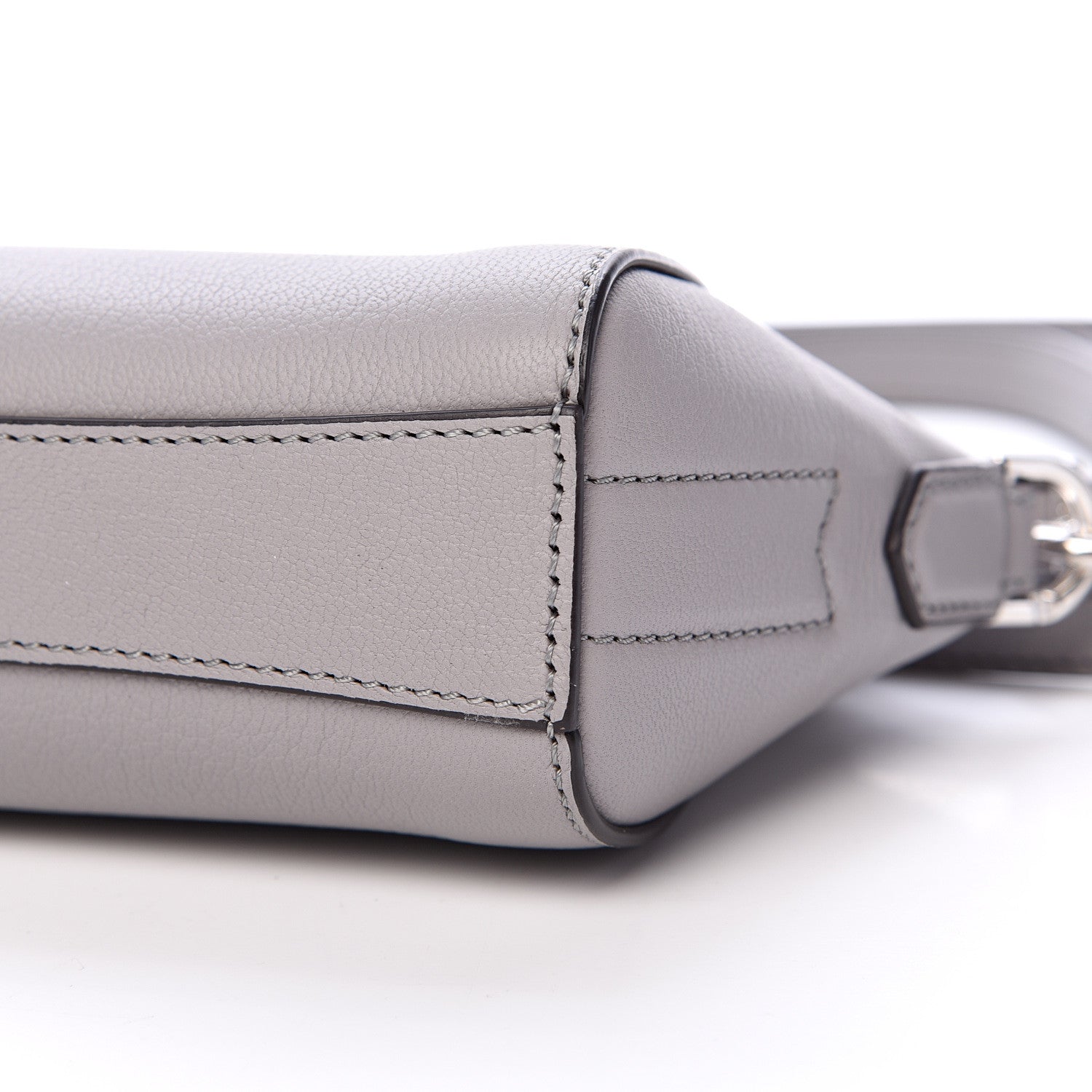 Givenchy Sugar Goatskin Nano Antigona Pearl Grey 9 of 10