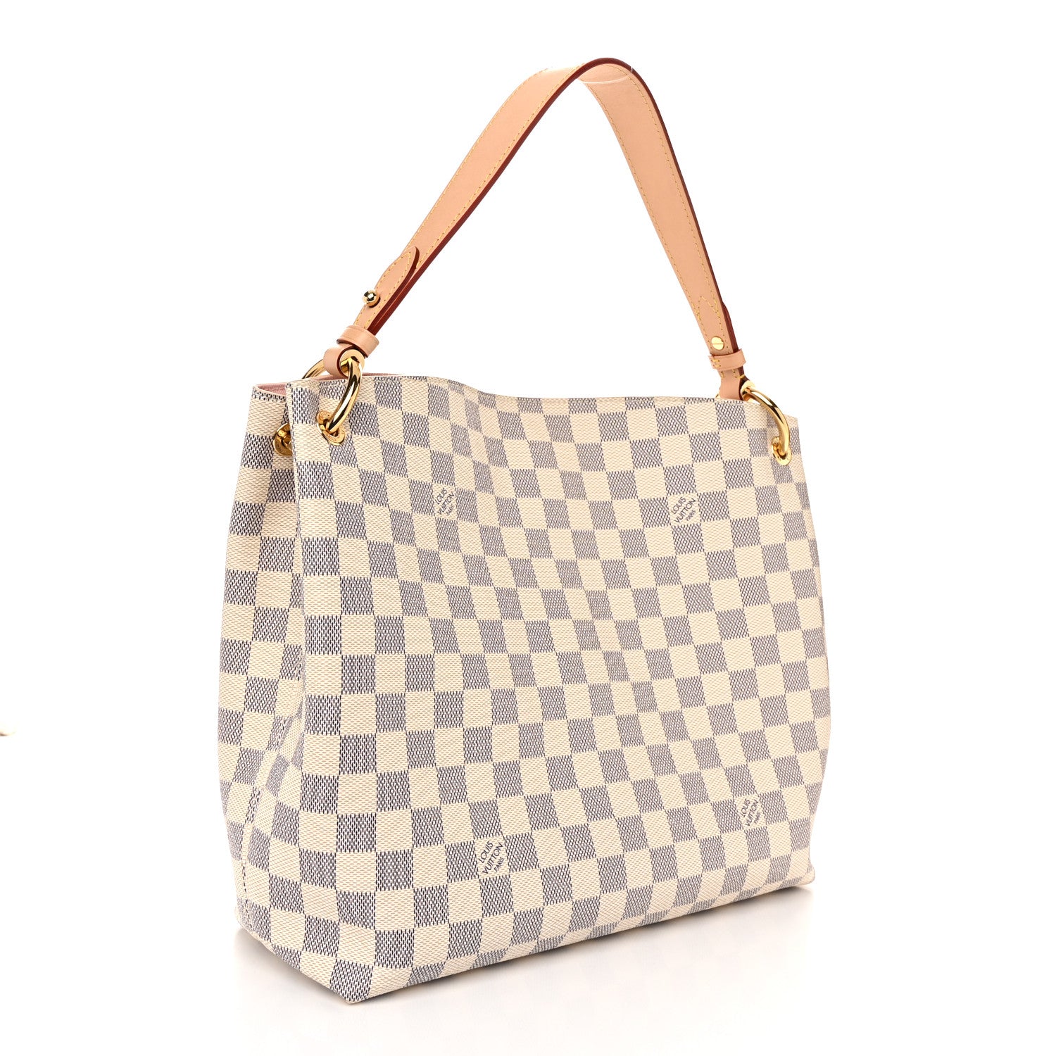 Louis Vuitton Damier Azur Graceful PM Rose Ballerine 3 of 9