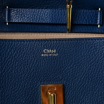 Chloe Grained Lambskin Mini Drew Shoulder Bag Royal Navy 3 of 5