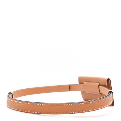 Hermes Epsom Kelly Pocket Belt Gold 2 of 6