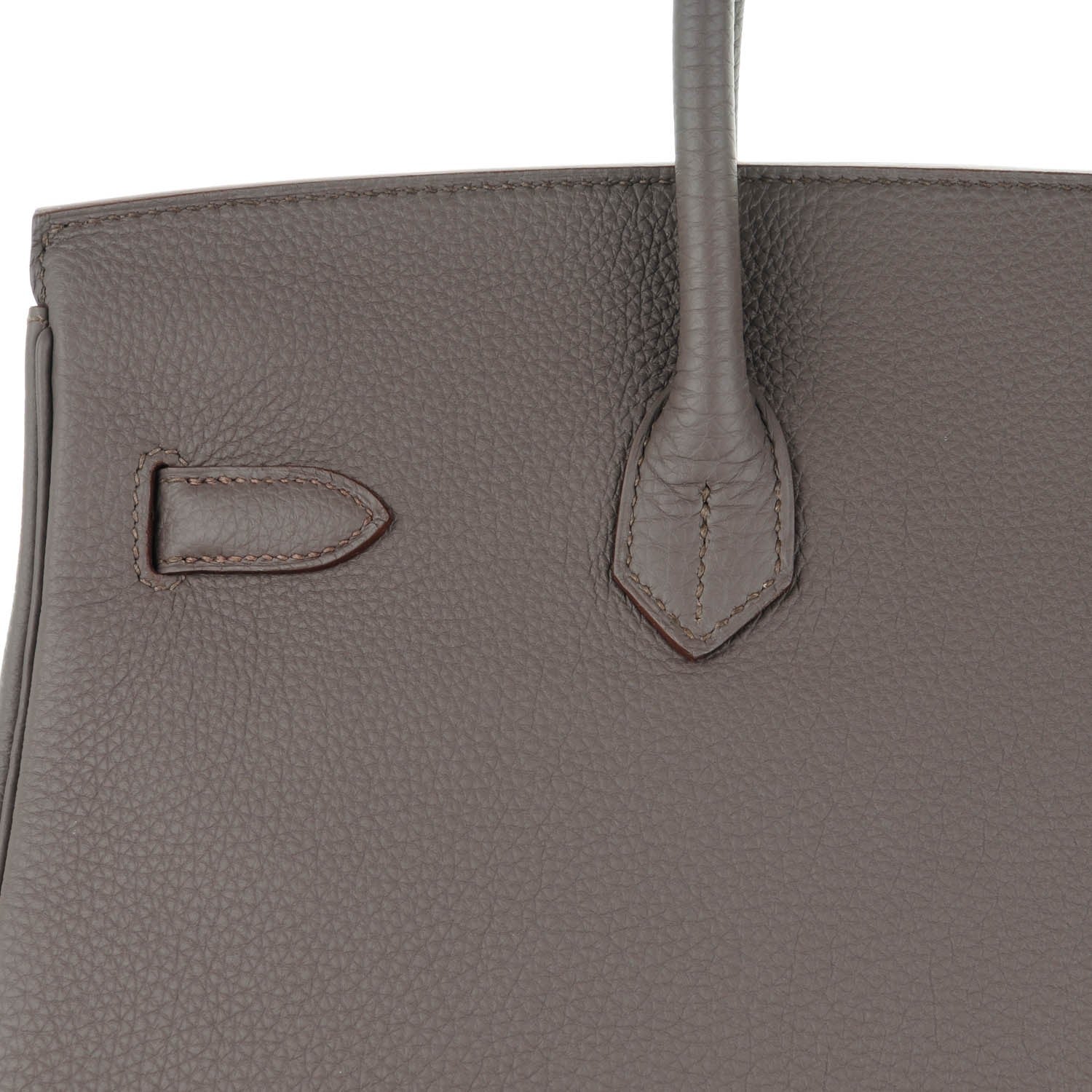 Hermes Togo Birkin 35 Etain 12 of 22