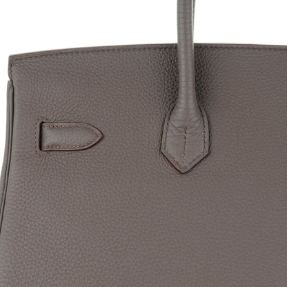 Hermes Togo Birkin 35 Etain 12 of 22