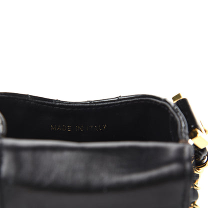 Chanel Patent Calfskin Quilted CC Phone Holder Black 9 of 10