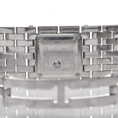 Cartier Stainless Steel Pink Mother of Pearl 21mm Panthere Ruban Quartz Watch 6 of 6