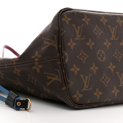 Louis Vuitton Monogram Totem Neverfull MM Magenta 9 of 11