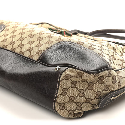 Gucci Monogram Large Princy Duffle Bag Dark Brown 10 of 10