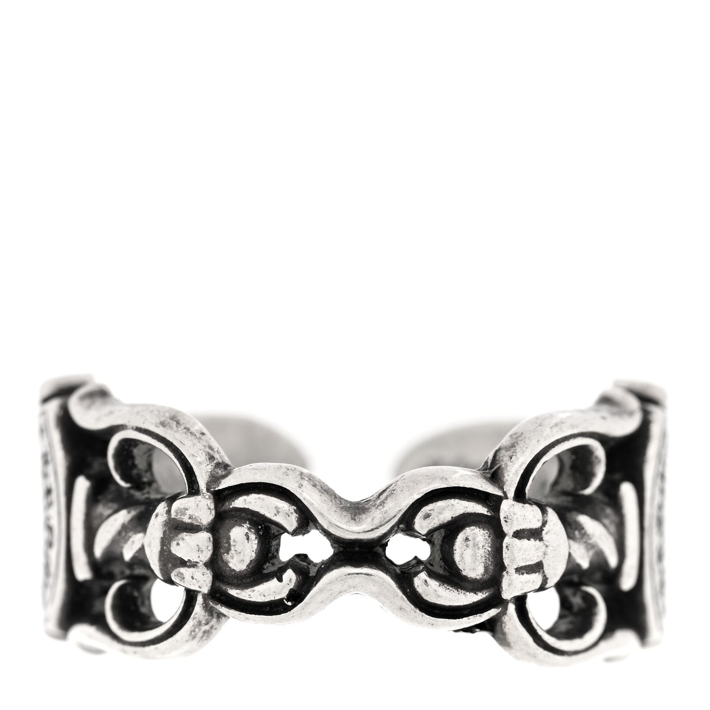 Sterling Silver Double Dagger Ring 61 9.5