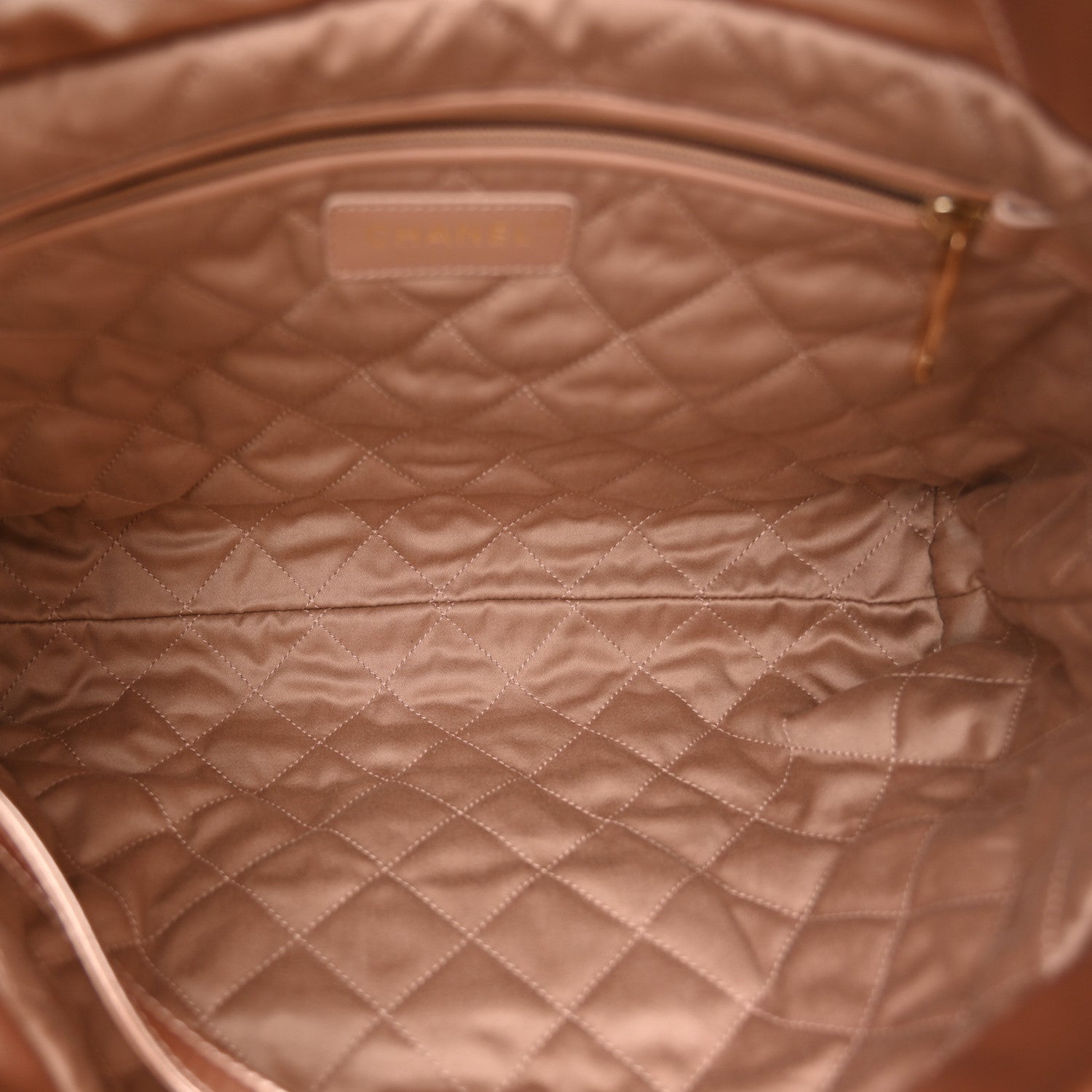 Chanel Metallic Calfskin Quilted Small Chanel 22 Pink 11 of 21