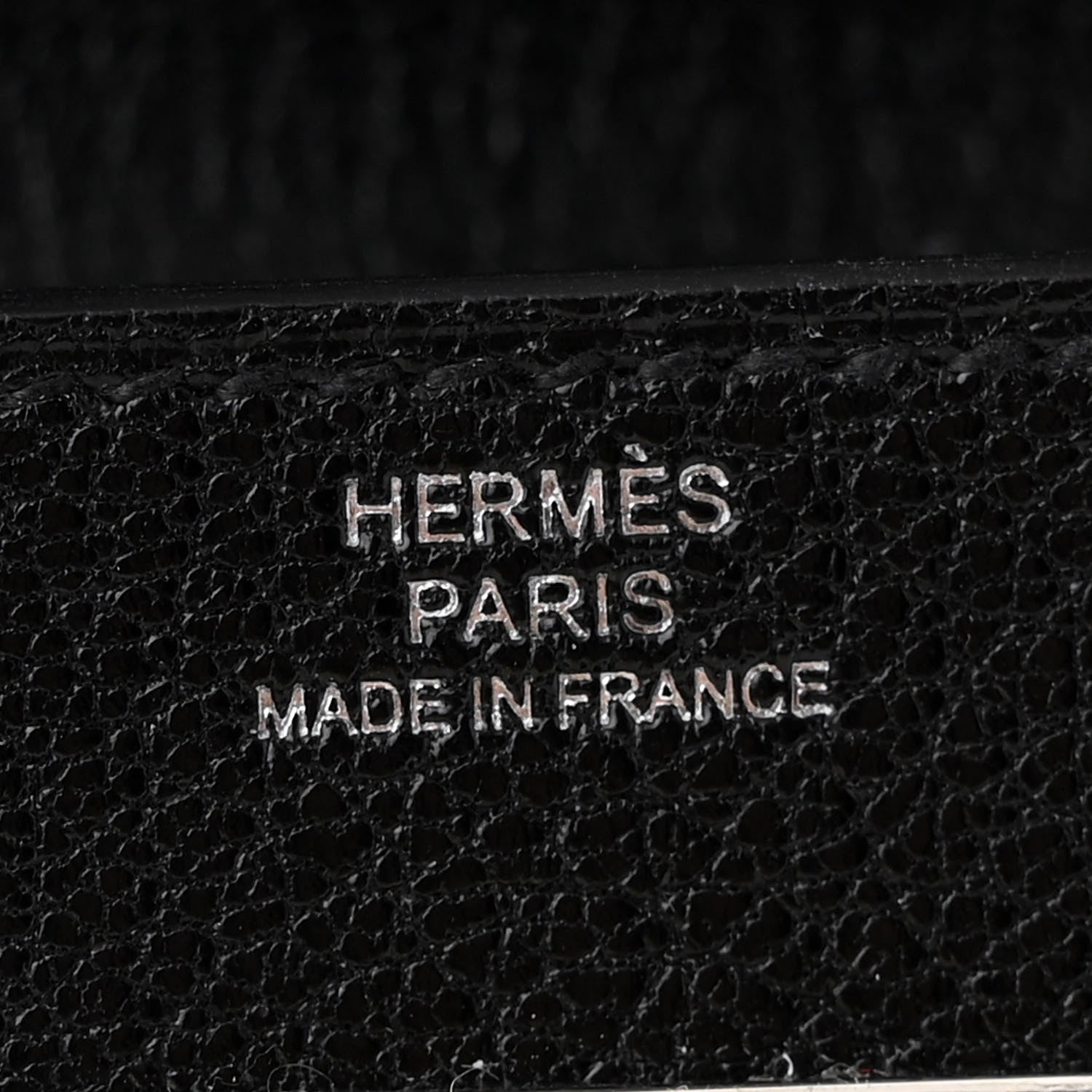 Hermes Chevre Chamkila Kelly Wallet To Go Black 6 of 11