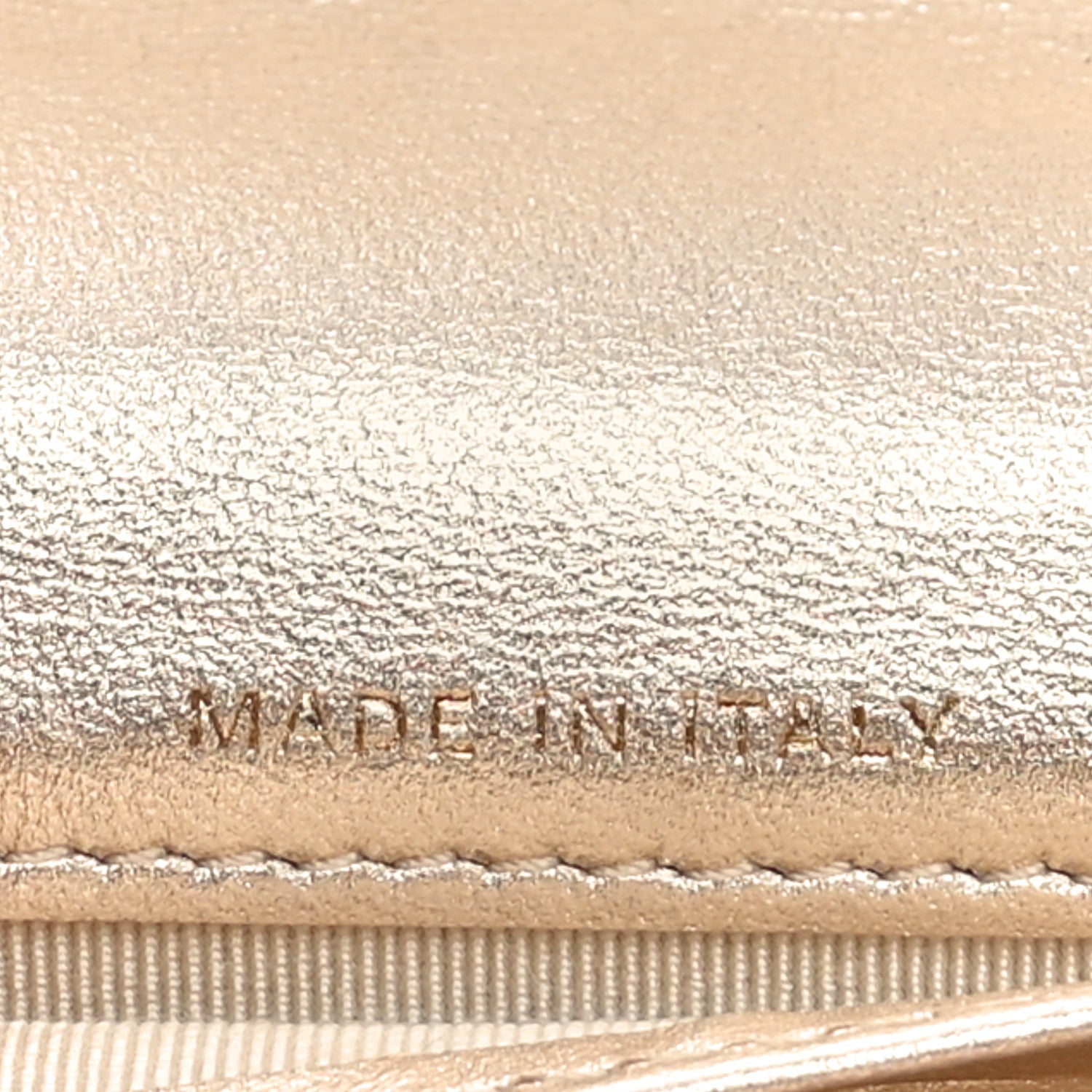 Chanel Metallic Lambskin Quilted Large Gusset Flap Wallet Gold 7 of 11