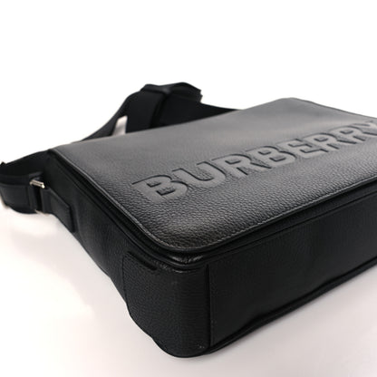 Burberry Grainy Calfskin Embossed Bruno Messenger Black 7 of 8