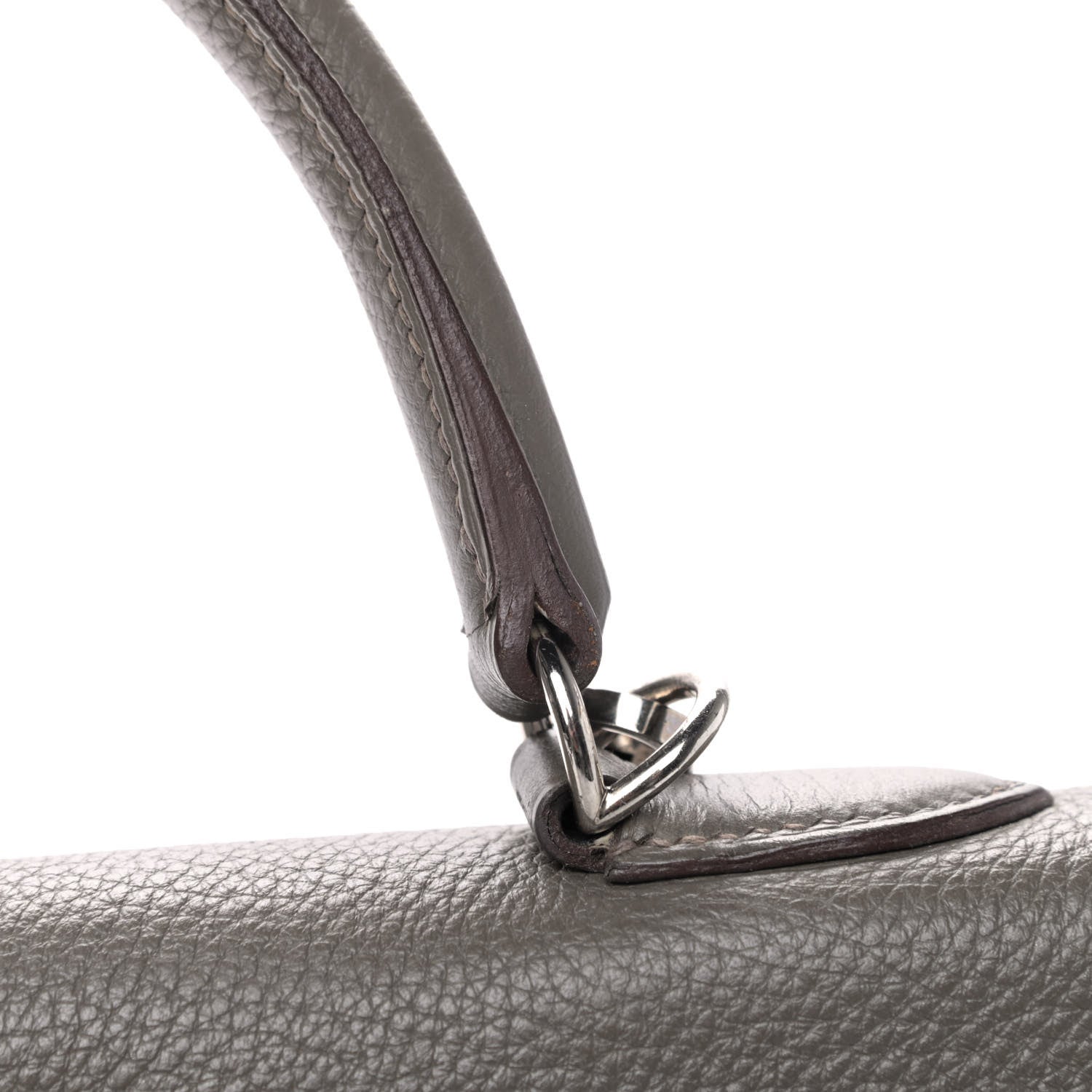 Hermes Taurillon Clemence Kelly Retourne 35 Etain 9 of 12
