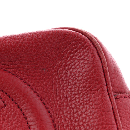 Gucci Pebbled Calfskin Small Soho Disco Bag Tabasco Red 14 of 15