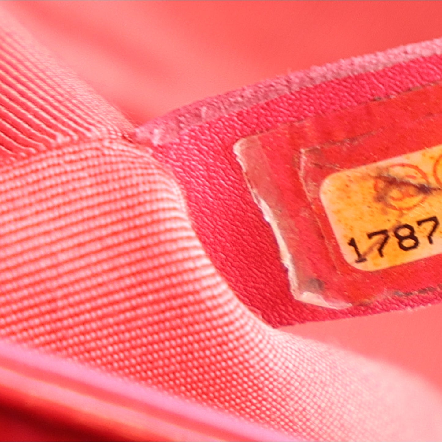 Patent Calfskin Enamel Quilted Medium Boy Flap Dark Pink