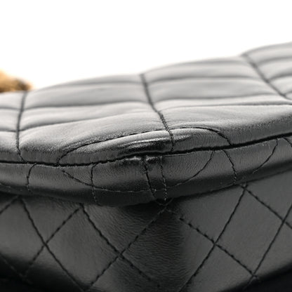 Chanel Lambskin Quilted On And On Small Chain Flap Black 14 of 15