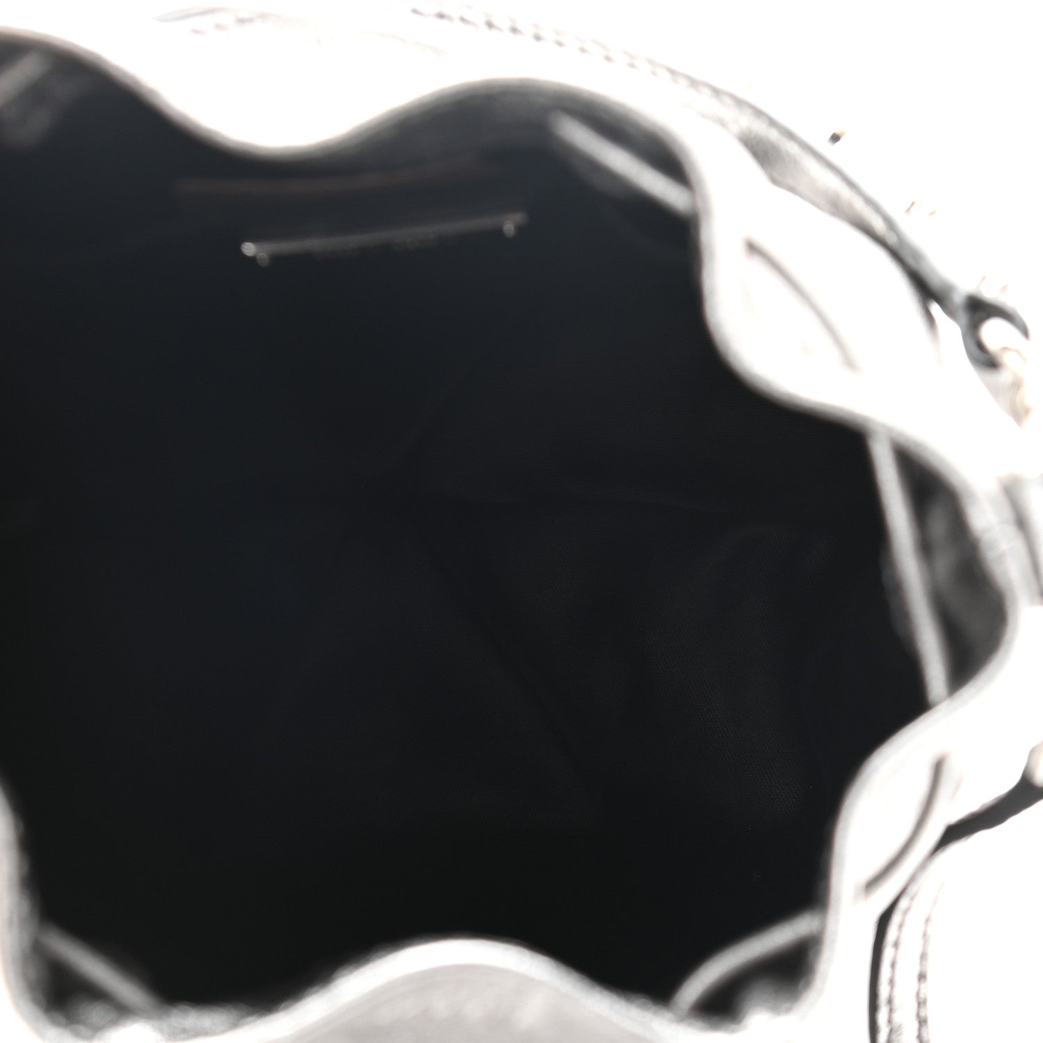 Miu Miu Metallic Nappa Tassel Bandoliera Cromo 7 of 8