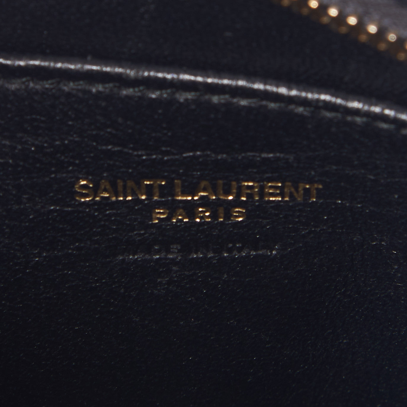 Saint Laurent Calfskin Monogram Baby Cabas Black 8 of 8