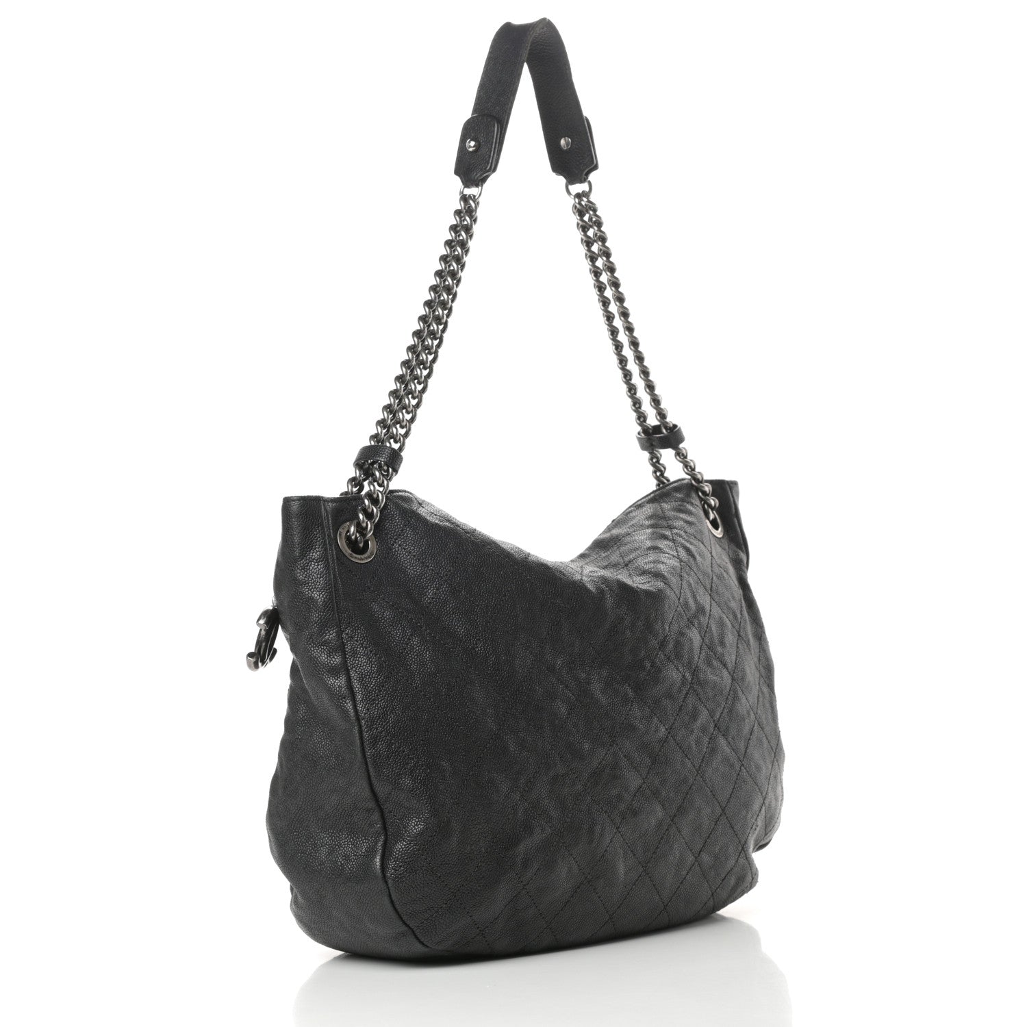 Chanel Caviar Quilted Simply CC Hobo Black 3 of 14
