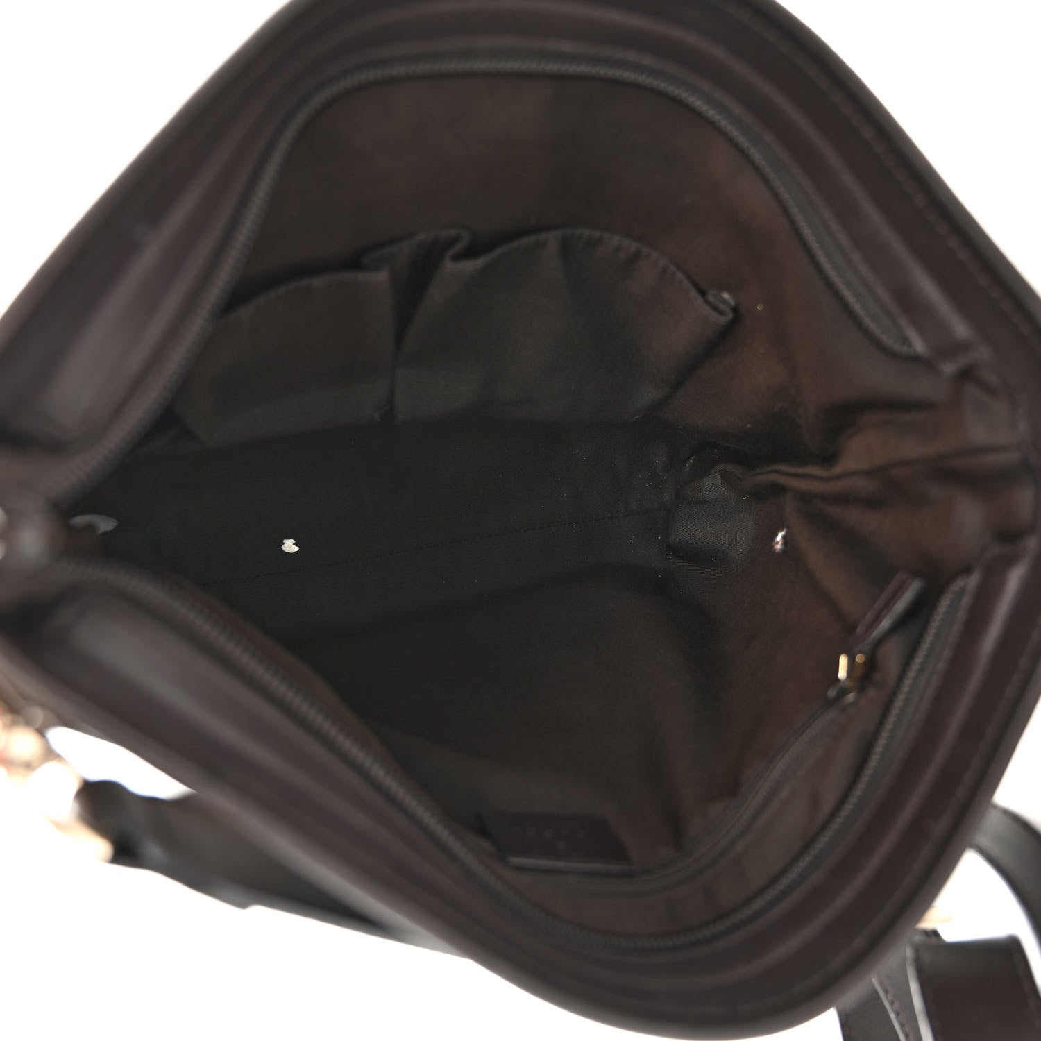 Gucci GG Plus Monogram Medium Flat Messenger Bag Dark Brown 5 of 11