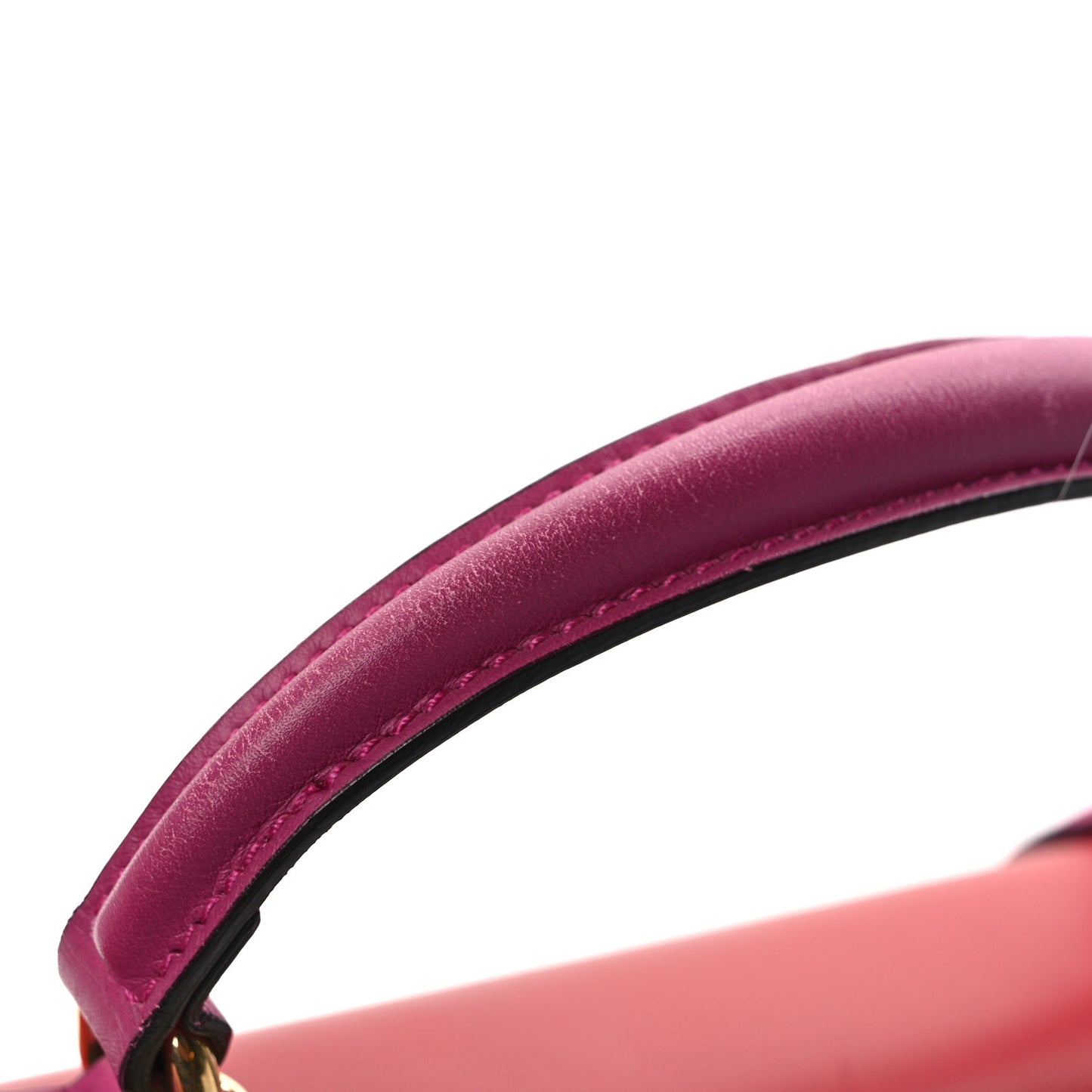 GG Supreme Monogram Calfskin Medium Padlock Top Handle Bag Beige Hibiscus Red New Rosette