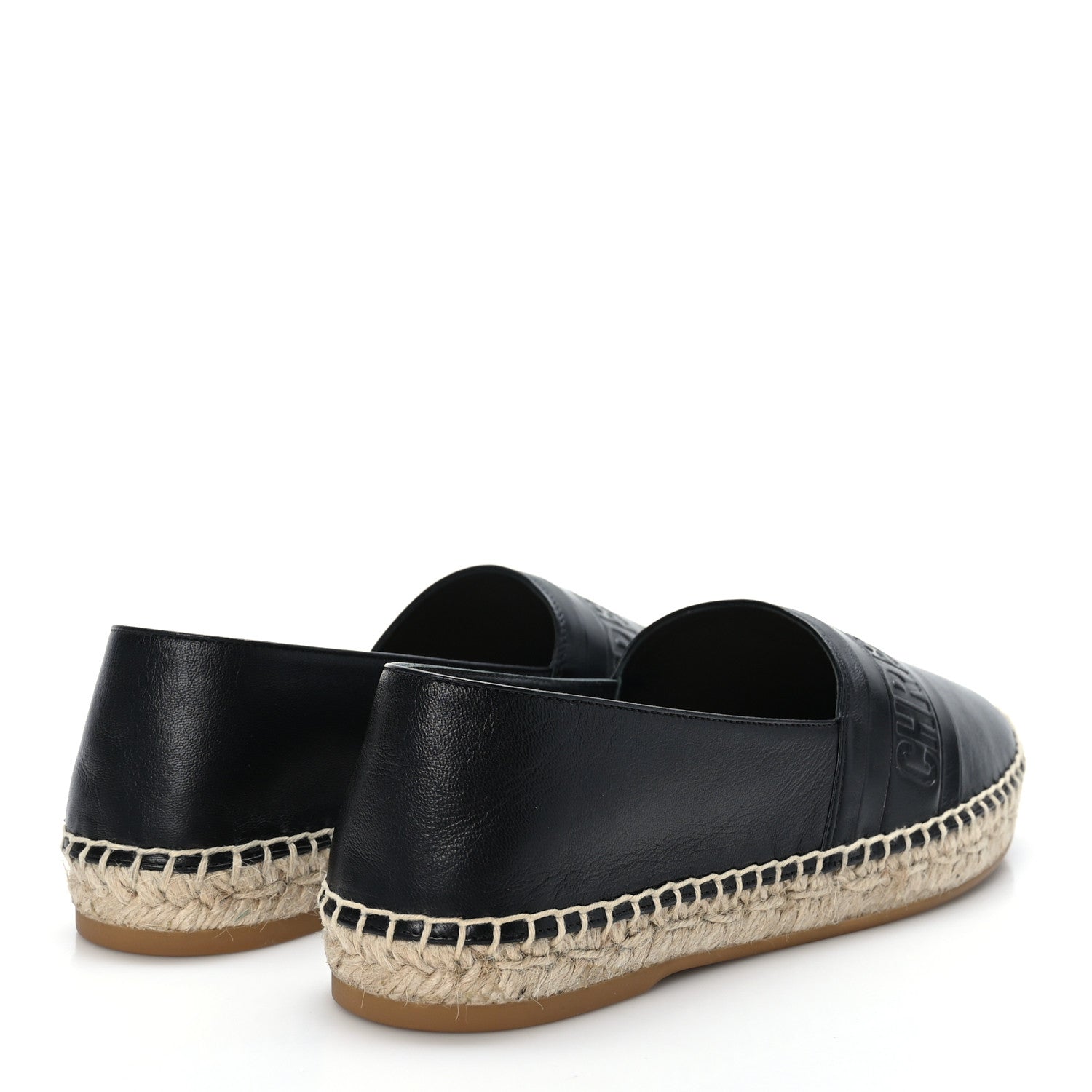 Christian Dior Lambskin Granville Espadrilles 36 Black 4 of 8