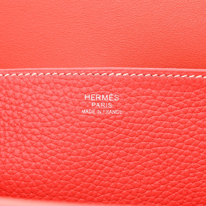 Hermes Taurillon Clemence Halzan 31 Rose Jaipur 6 of 11