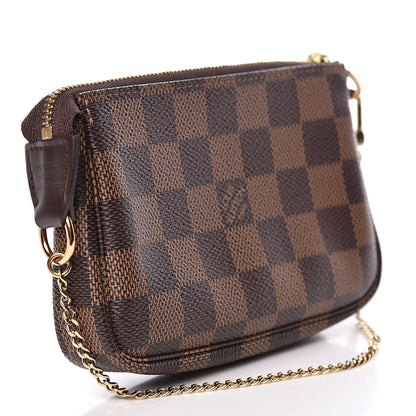Louis Vuitton Damier Ebene Mini Pochette Accessories 3 of 10