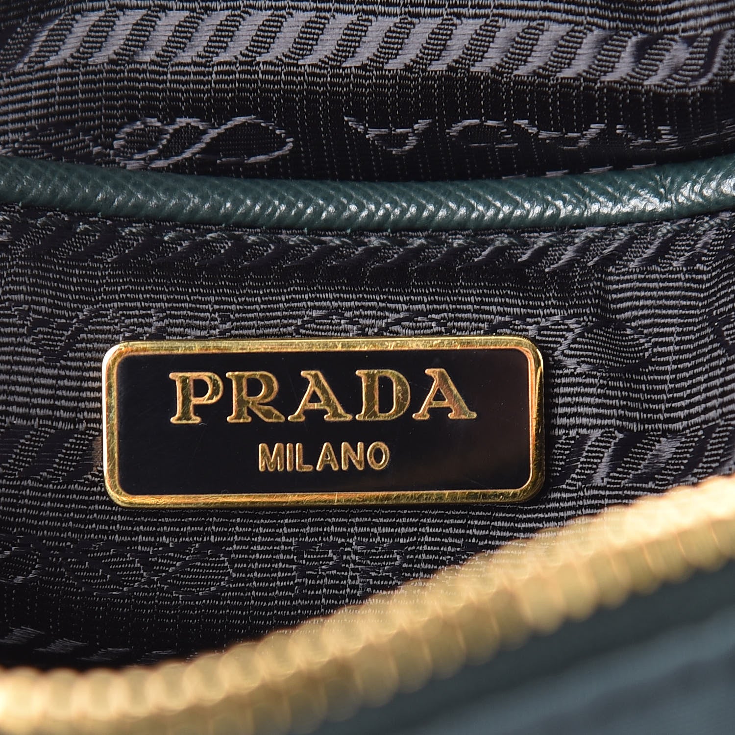 Prada Tessuto Nylon Convertible Crossbody Wristlet Petrolio 7 of 10