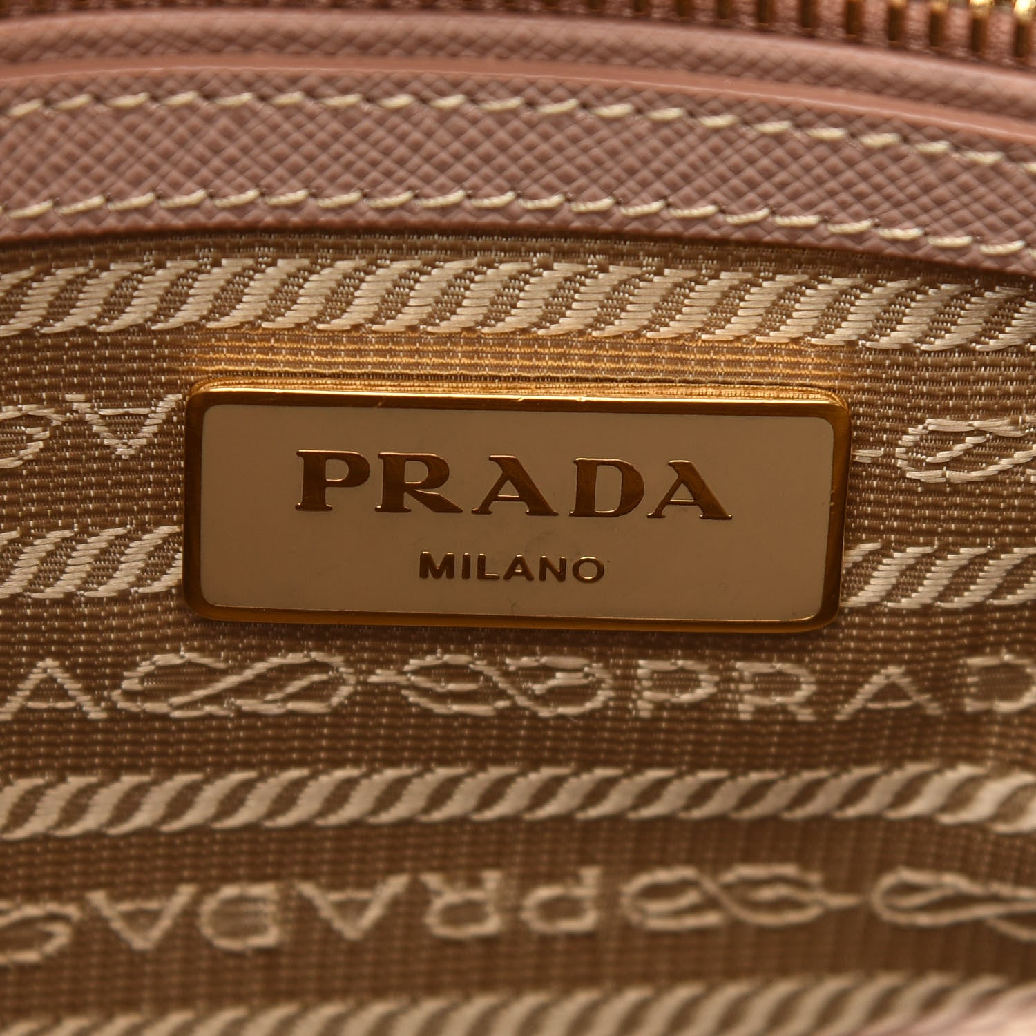 Prada Saffiano Lux Medium Tote Cammeo 6 of 8