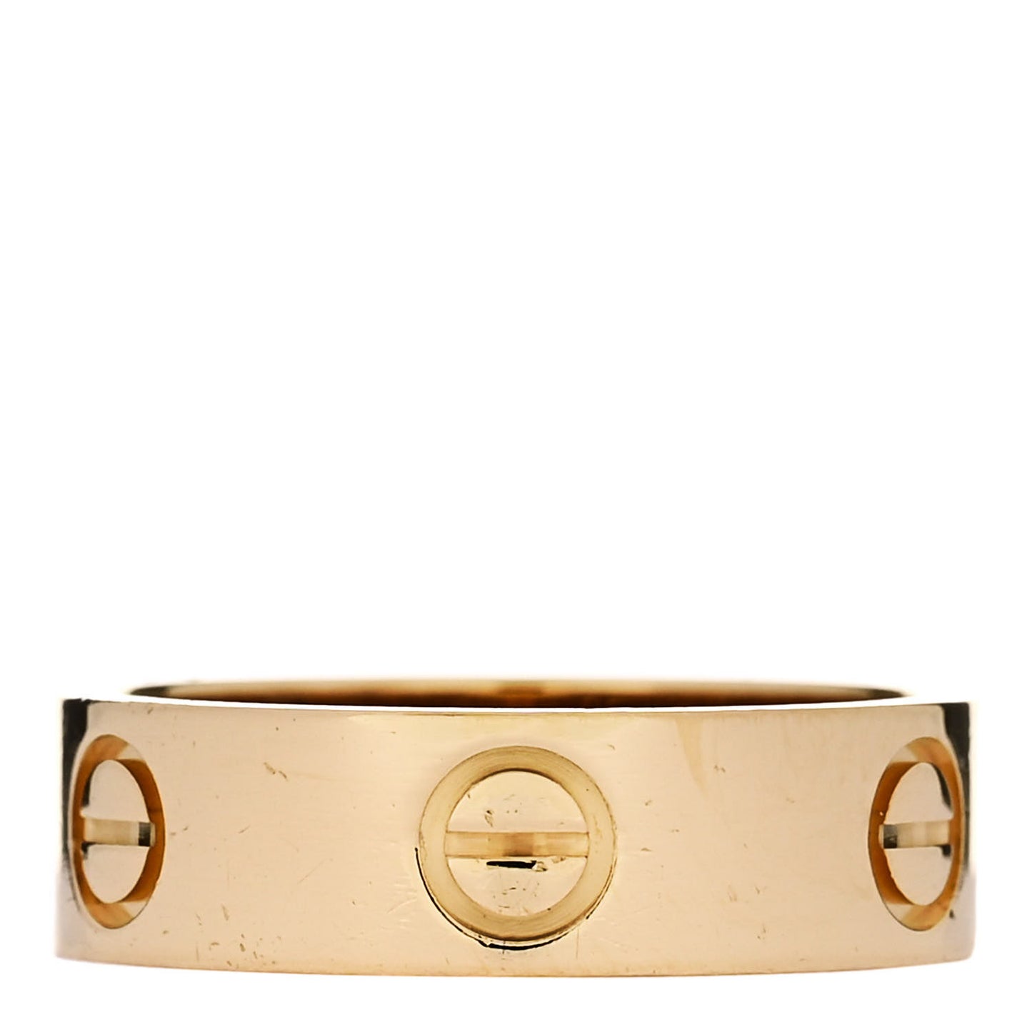 18K Yellow Gold 5.5mm LOVE Ring 53 6.5