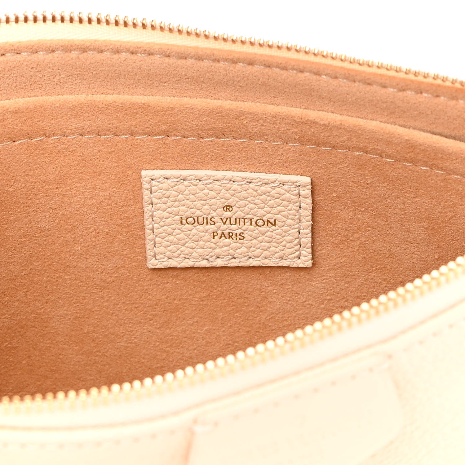 Louis Vuitton Empreinte Monogram Giant Multi Pochette Accessories Large Pochette Cream 6 of 10