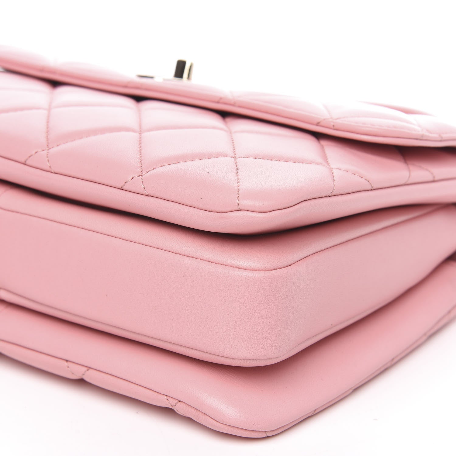 Chanel Lambskin Quilted Small Trendy CC Flap Dual Handle Bag Pink 11 of 14