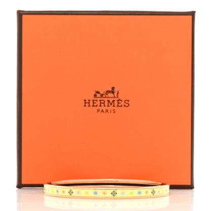 Hermes Enamel Printed Chorus Stellarum Extra Narrow Bracelet 70 Hypno 6 of 6
