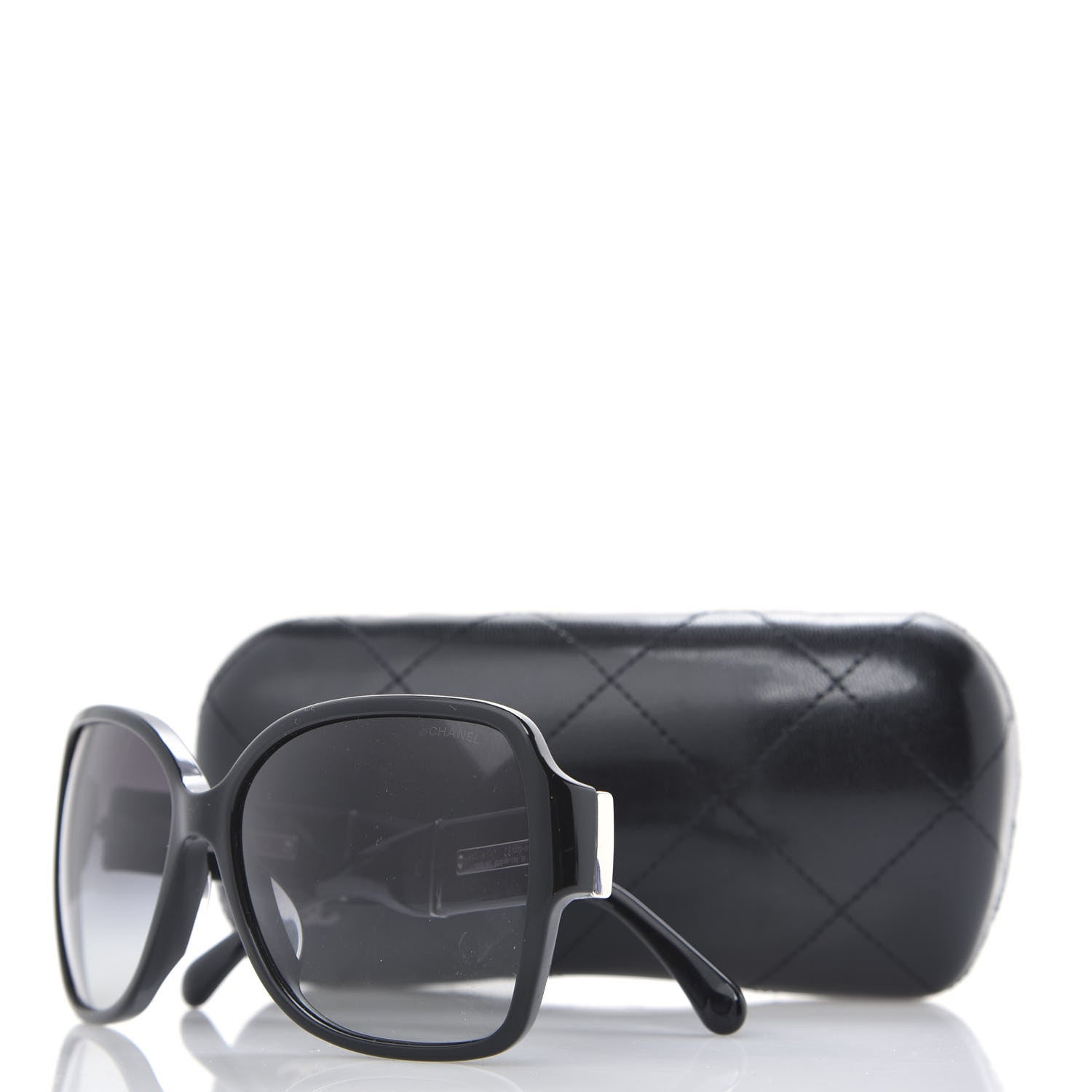 Chanel CC Sunglasses 1345 Black 7 of 7