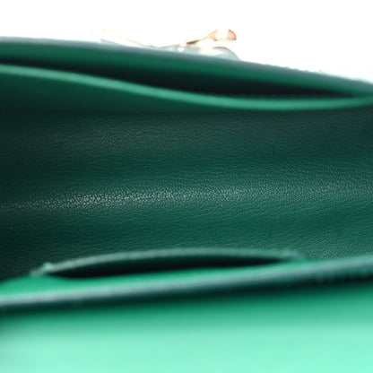 Louis Vuitton Snakeskin Twist Shoulder Bag MM Green 5 of 11